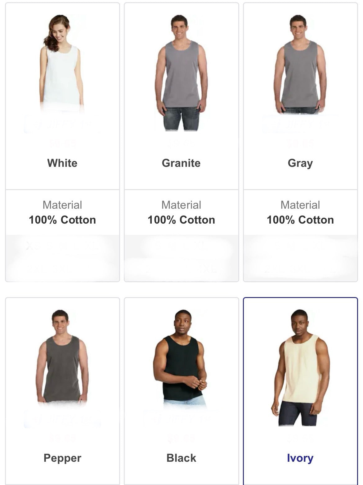 Comfort colors tank top