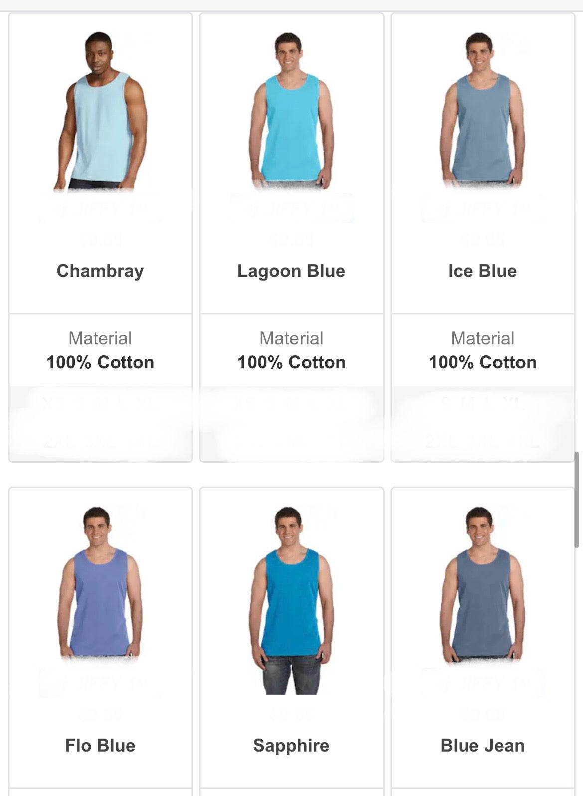 Comfort colors tank top