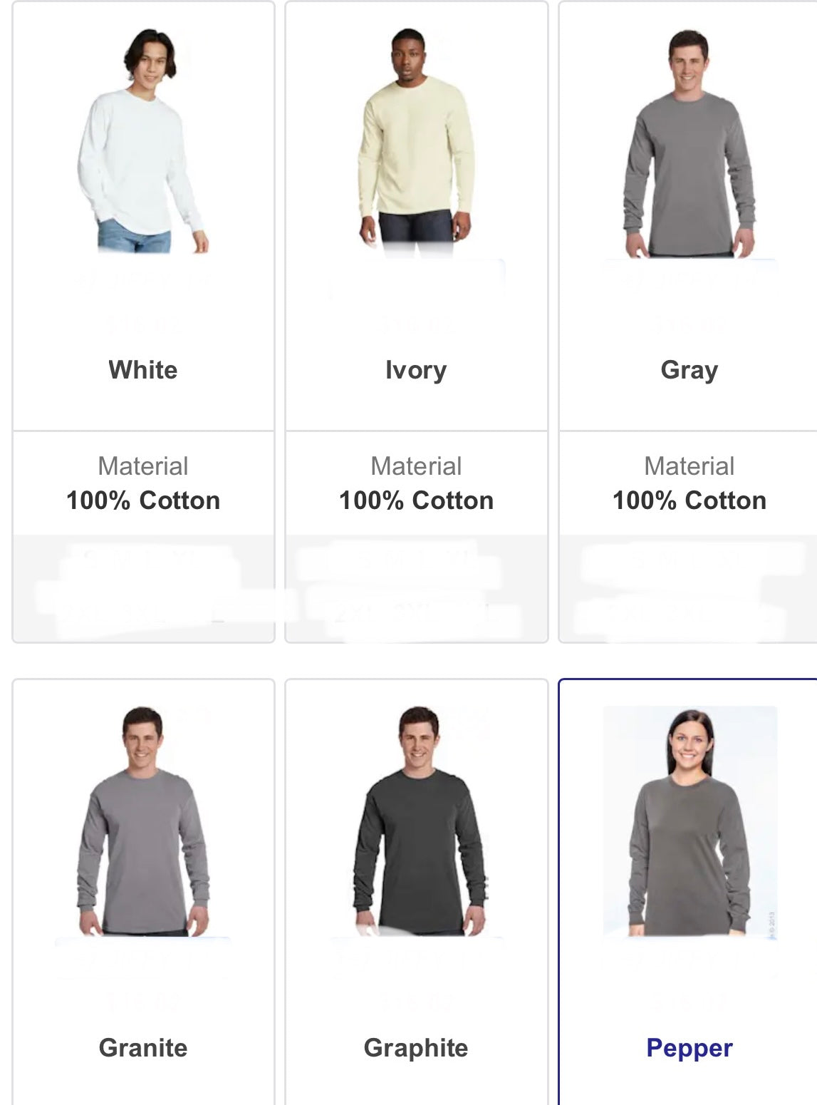 Comfort color long sleeve