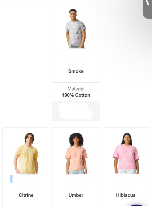 Comfort colors color blast short sleeve