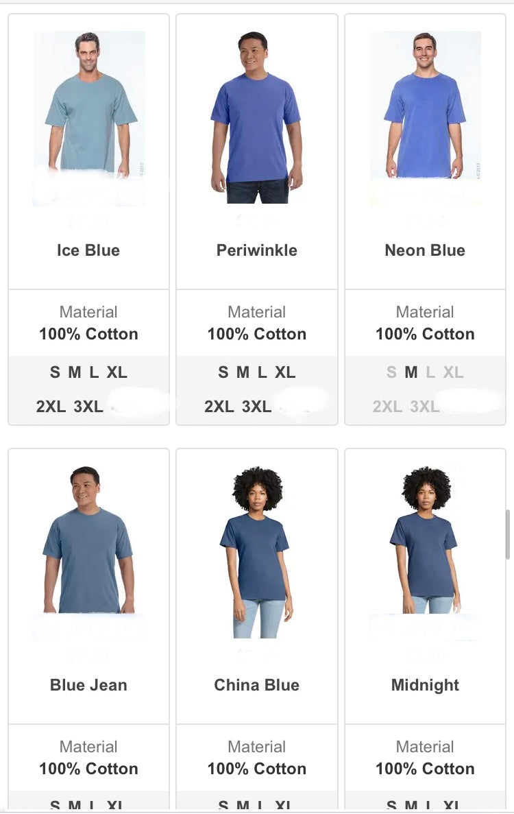 Comfort color short sleeve