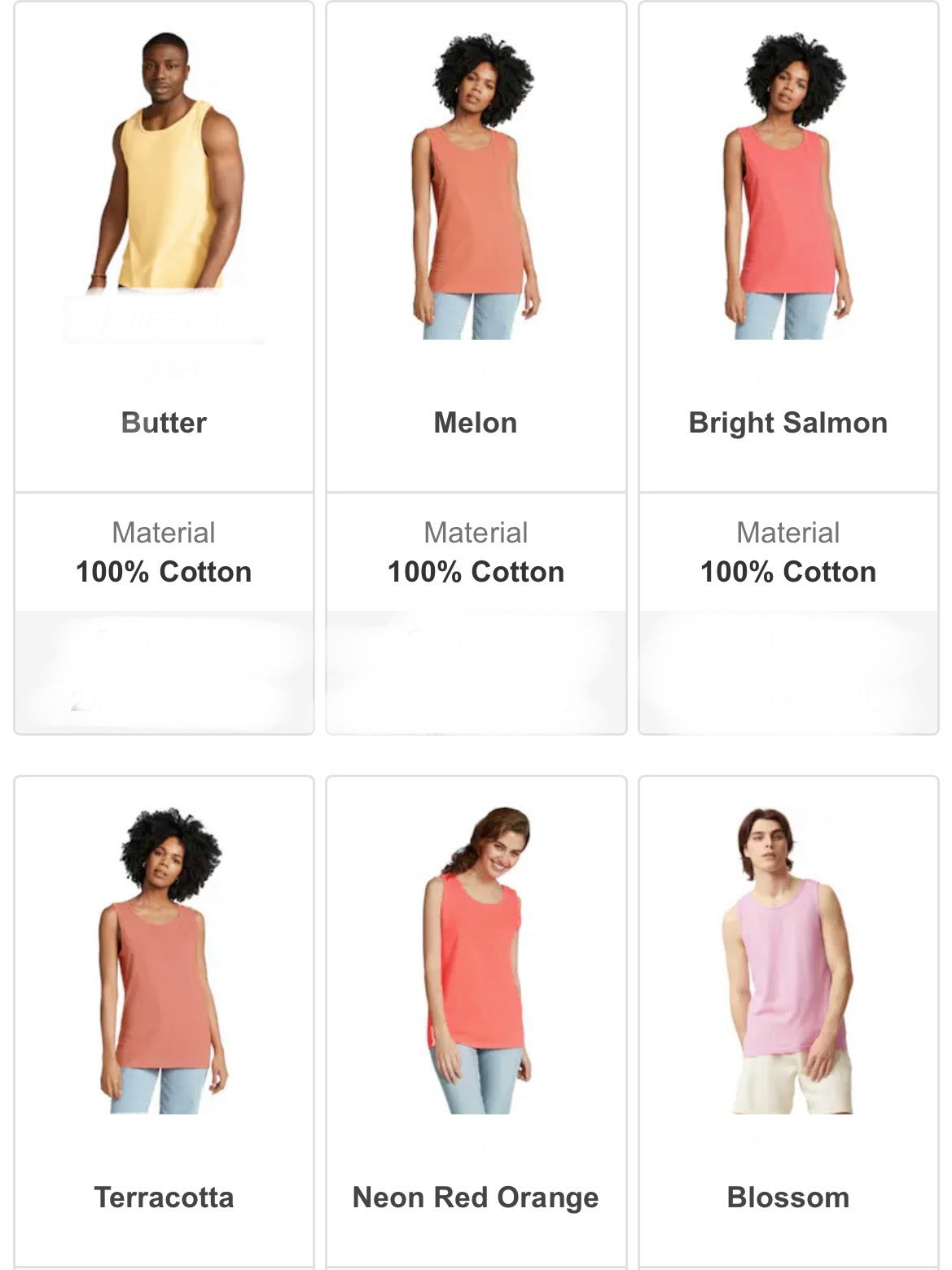 Comfort colors tank top