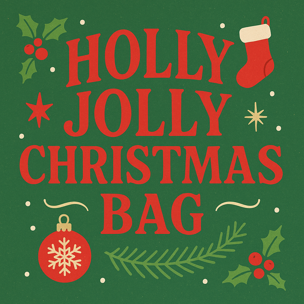 Holly Jolly Christmas Bag