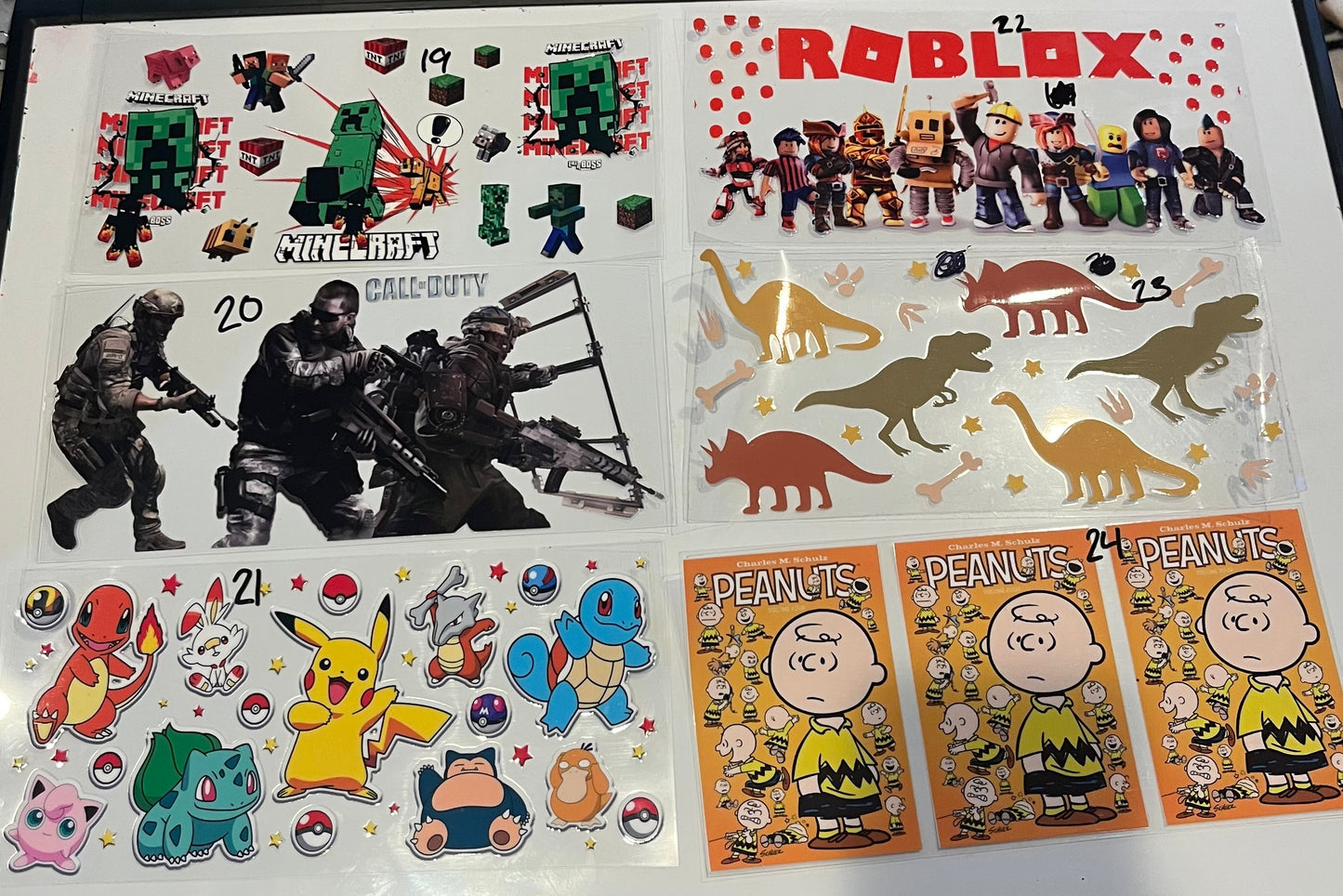 Children/ characters wraps