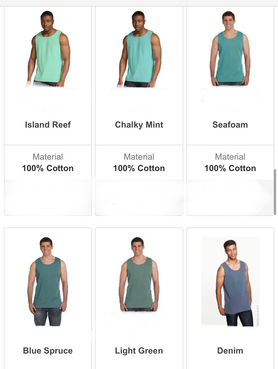 Comfort colors tank top