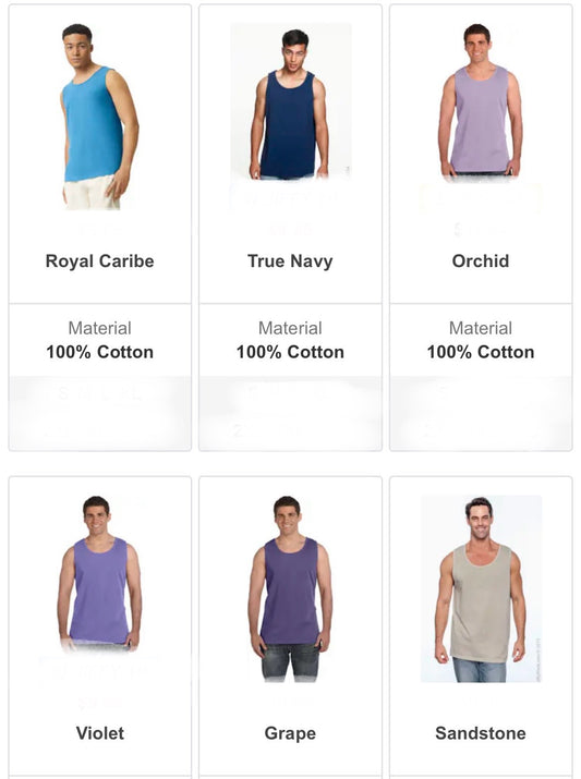 Comfort colors tank top