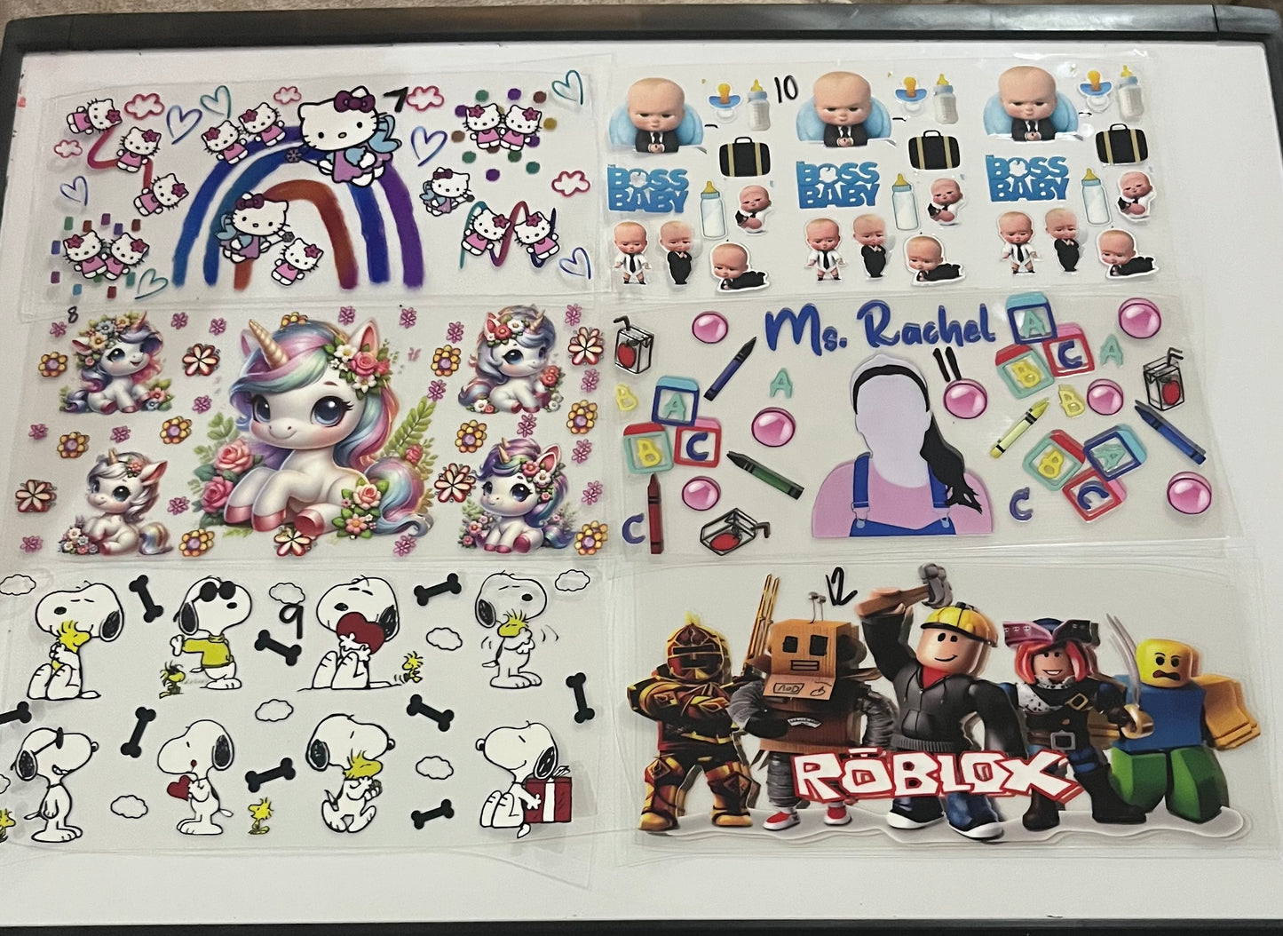 Children/ characters wraps