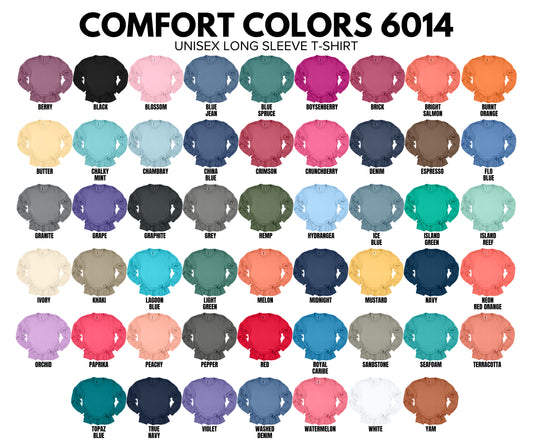 Comfort color long sleeve