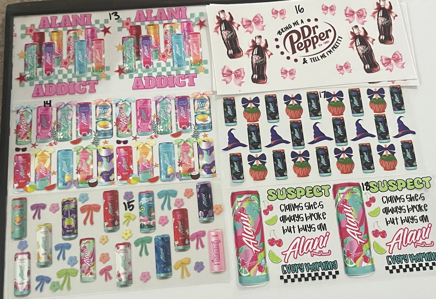 Drinks/food wraps
