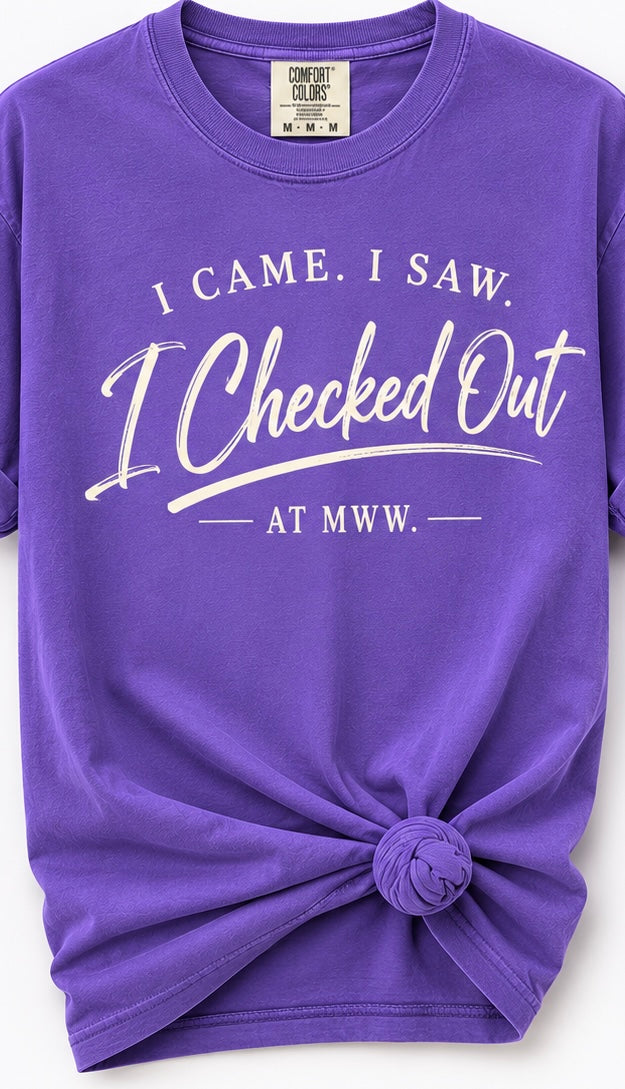 Checked Out Tee