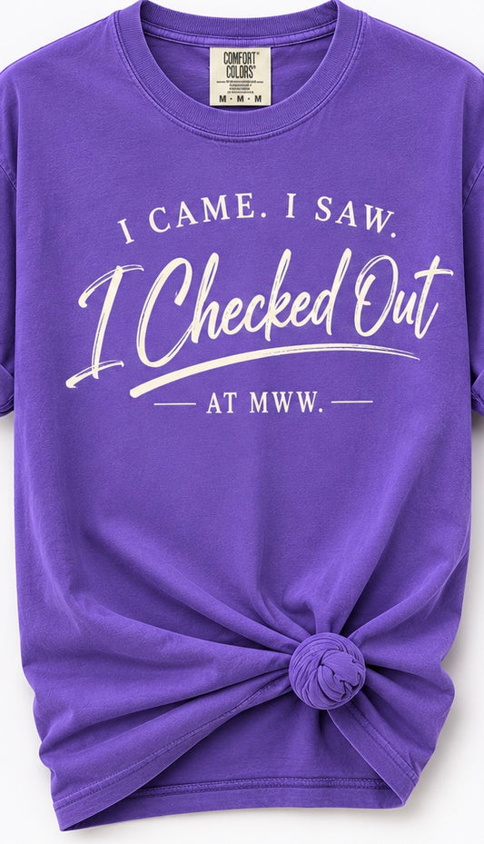 Checked Out Tee