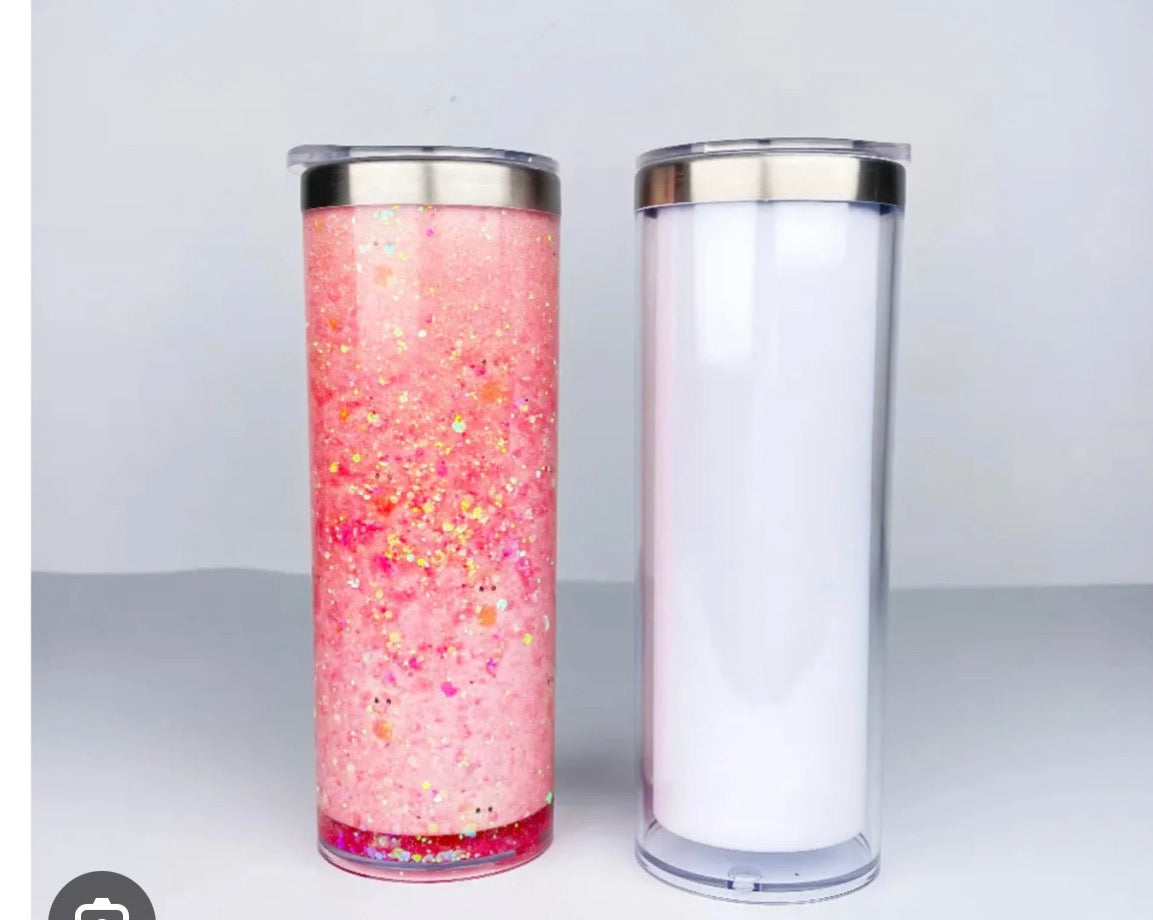 20 oz stainless steel snow globe