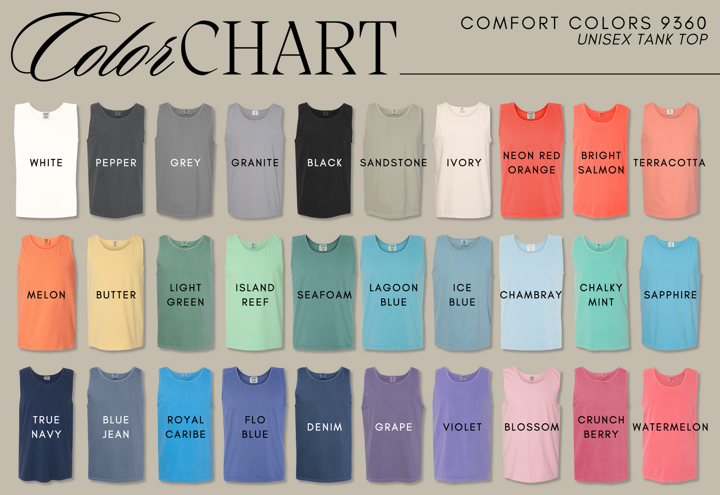 Comfort colors tank top
